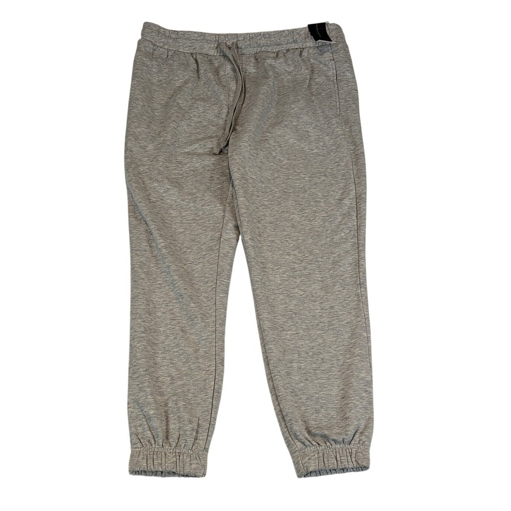 Light Gray Heathered Knit Sweatpant Joggers Casual Comfort,‎ C
